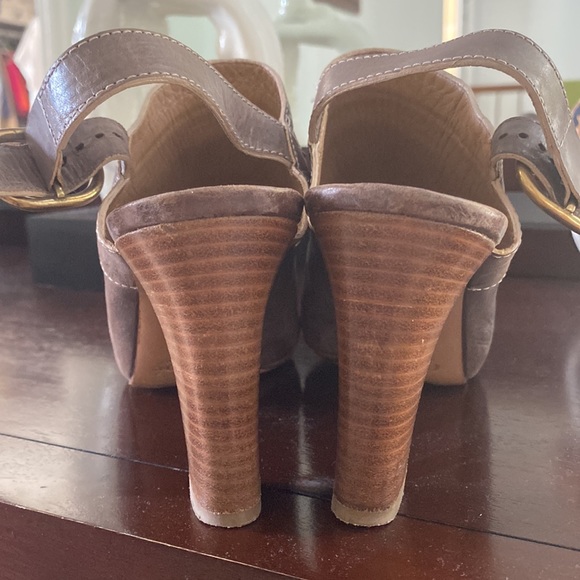 Chloe peep toe soft leather sandals 9.5 - Picture 5 of 8